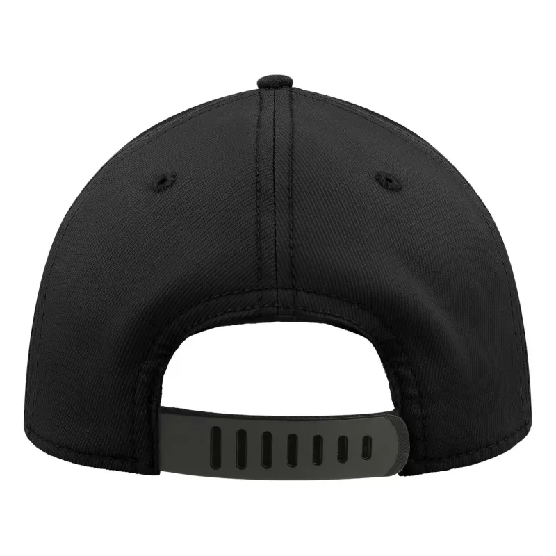 Casquette de sport 6 panneaux, visière préformée, en nylon et coton, 250 g/m²