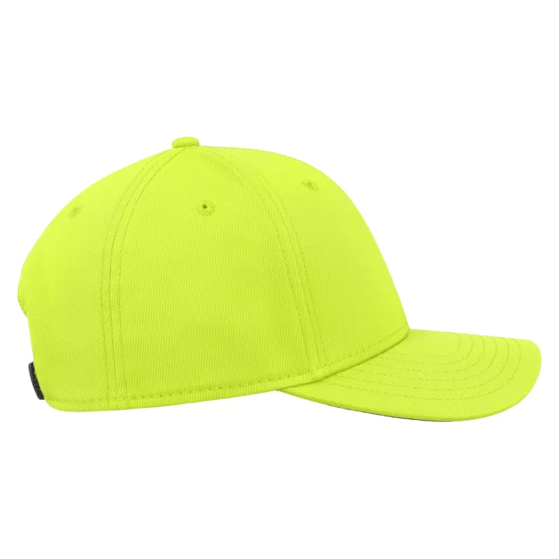 Casquette de sport 6 panneaux, visière préformée, en nylon et coton, 250 g/m²