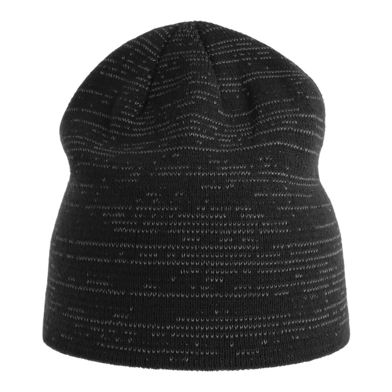 Bonnet en polyester recyclé avec fibres réfléchissantes, 72 g/m²