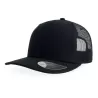 Casquette trucker 6 panneaux, coutures contrastées, en coton et polyester, 280 g/m²
