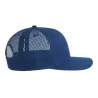 Casquette trucker 6 panneaux, coutures contrastées, en coton et polyester, 280 g/m²