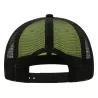 Casquette 6 panneaux visière plate style trucker en polyester recyclé, 300 g/m²