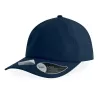Casquette 6 panneaux mid visor en polyester déperlant et respirant, 110 g/m²