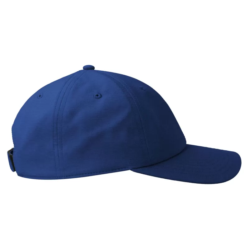 Casquette 6 panneaux mid visor en polyester déperlant et respirant, 110 g/m²