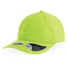 Casquette 6 panneaux mid visor en polyester déperlant et respirant, 110 g/m²