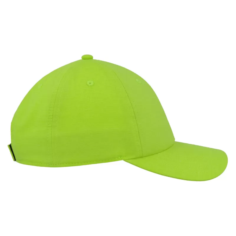 Casquette 6 panneaux mid visor en polyester déperlant et respirant, 110 g/m²
