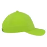Casquette 6 panneaux mid visor en polyester déperlant et respirant, 110 g/m²