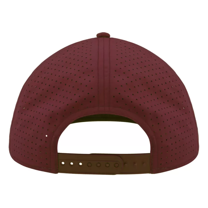 Casquette 6 panneaux ventilée Breezy en nylon léger, visière préformée, 110 g/m²