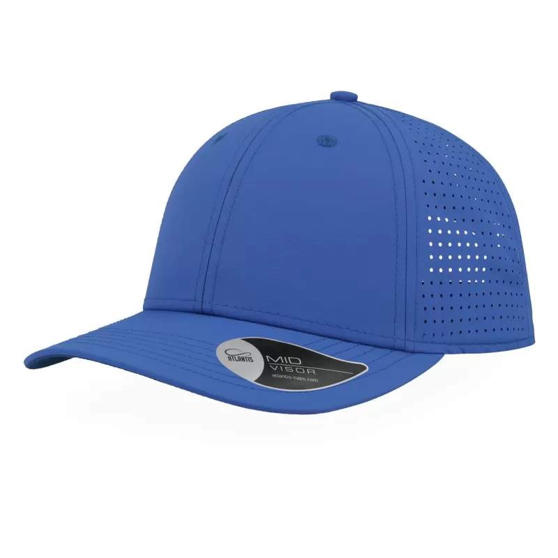 Casquette 6 panneaux ventilée Breezy en nylon léger, visière préformée, 110 g/m²