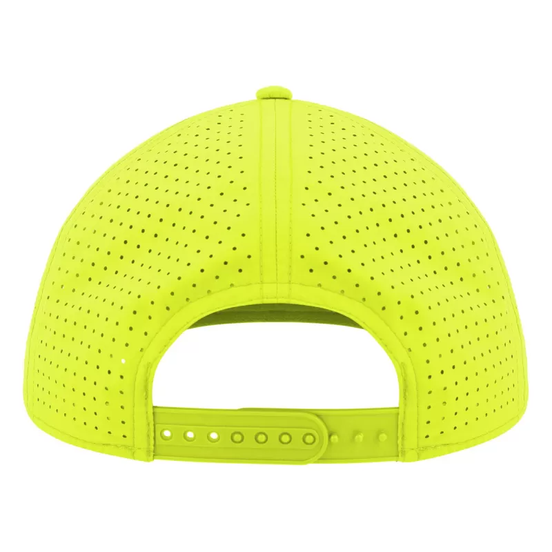 Casquette 6 panneaux ventilée Breezy en nylon léger, visière préformée, 110 g/m²