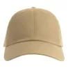 Casquette baseball 6 pans en coton bio et recyclé, panneaux non structurés, 280 g/m²