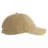 Casquette baseball 6 pans en coton bio et recyclé, panneaux non structurés, 280 g/m²