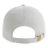 Casquette baseball 6 pans en coton bio et recyclé, panneaux non structurés, 280 g/m²