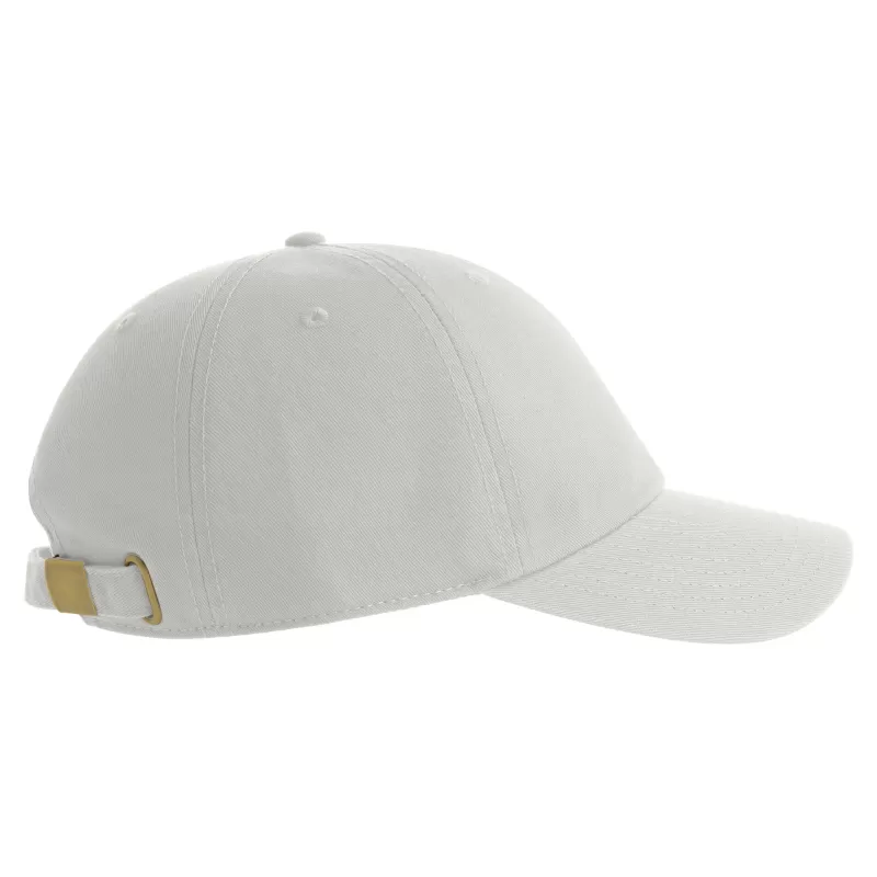 Casquette baseball 6 pans en coton bio et recyclé, panneaux non structurés, 280 g/m²