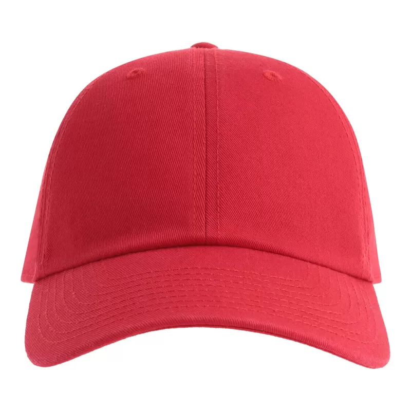 Casquette baseball 6 pans en coton bio et recyclé, panneaux non structurés, 280 g/m²