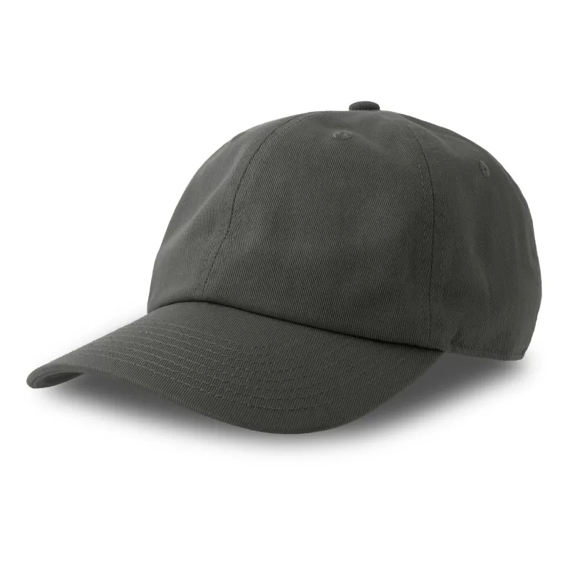 Casquette baseball 6 pans en coton bio et recyclé, panneaux non structurés, 280 g/m²