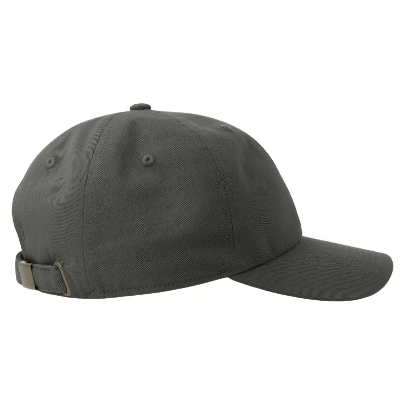 Casquette baseball 6 pans en coton bio et recyclé, panneaux non structurés, 280 g/m²