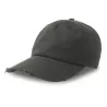 Casquette baseball vintage 6 panneaux en coton organique et recyclé, 280 g/m²