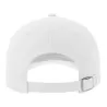 Casquette 6 pans contrastée en coton brossé organique et recyclé, 278 g/m²