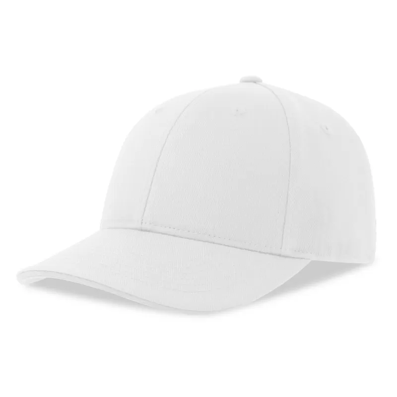 Casquette 6 pans contrastée en coton brossé organique et recyclé, 278 g/m²