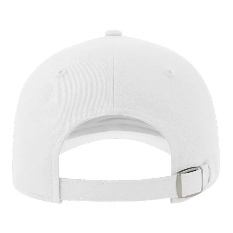 Casquette 6 pans contrastée en coton brossé organique et recyclé, 278 g/m²