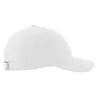 Casquette 6 pans contrastée en coton brossé organique et recyclé, 278 g/m²