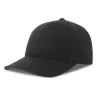 Casquette 6 pans contrastée en coton brossé organique et recyclé, 278 g/m²