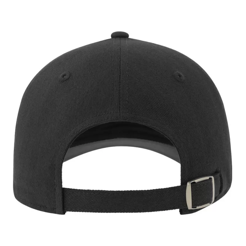 Casquette 6 pans contrastée en coton brossé organique et recyclé, 278 g/m²