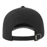 Casquette 6 pans contrastée en coton brossé organique et recyclé, 278 g/m²