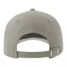 Casquette 6 pans contrastée en coton brossé organique et recyclé, 278 g/m²