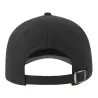 Casquette 6 pans contrastée en coton brossé organique et recyclé, 278 g/m²