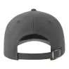 Casquette 6 pans contrastée en coton brossé organique et recyclé, 278 g/m²