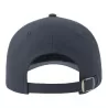 Casquette 6 pans contrastée en coton brossé organique et recyclé, 278 g/m²