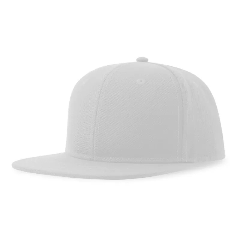 Casquette Snap 6 panneaux visière plate en polyester recyclé style streetwear, 300 g/m²