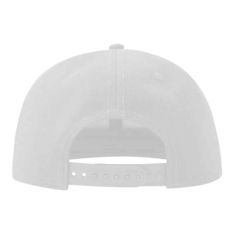 Casquette Snap 6 panneaux visière plate en polyester recyclé style streetwear, 300 g/m²