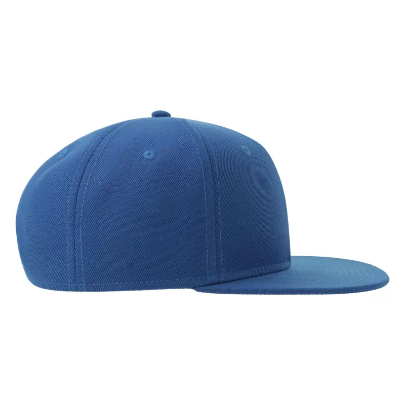 Casquette Snap 6 panneaux visière plate en polyester recyclé style streetwear, 300 g/m²