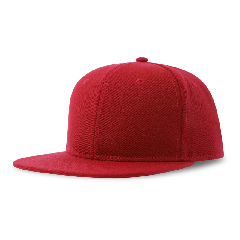 Casquette Snap 6 panneaux visière plate en polyester recyclé style streetwear, 300 g/m²
