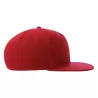 Casquette Snap 6 panneaux visière plate en polyester recyclé style streetwear, 300 g/m²
