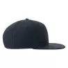 Casquette Snap 6 panneaux visière plate en polyester recyclé style streetwear, 300 g/m²