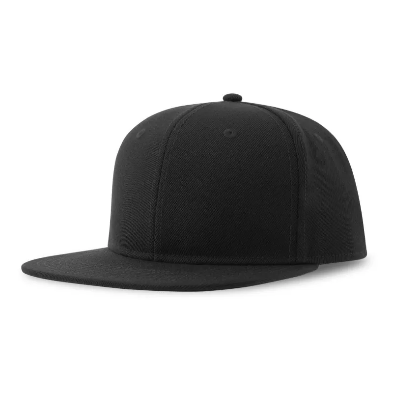 Casquette Snap 6 panneaux visière plate en polyester recyclé style streetwear, 300 g/m²