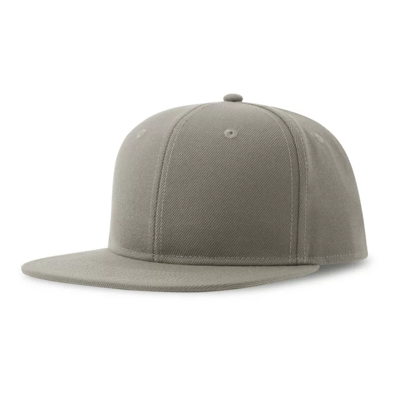 Casquette Snap 6 panneaux visière plate en polyester recyclé style streetwear, 300 g/m²
