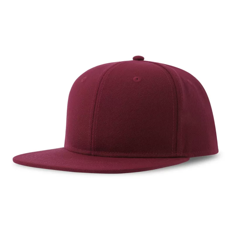 Casquette Snap 6 panneaux visière plate en polyester recyclé style streetwear, 300 g/m²