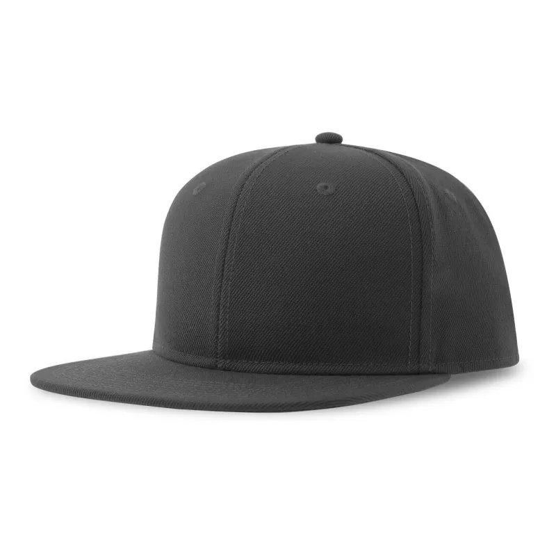 Casquette Snap 6 panneaux visière plate en polyester recyclé style streetwear, 300 g/m²