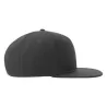 Casquette Snap 6 panneaux visière plate en polyester recyclé style streetwear, 300 g/m²