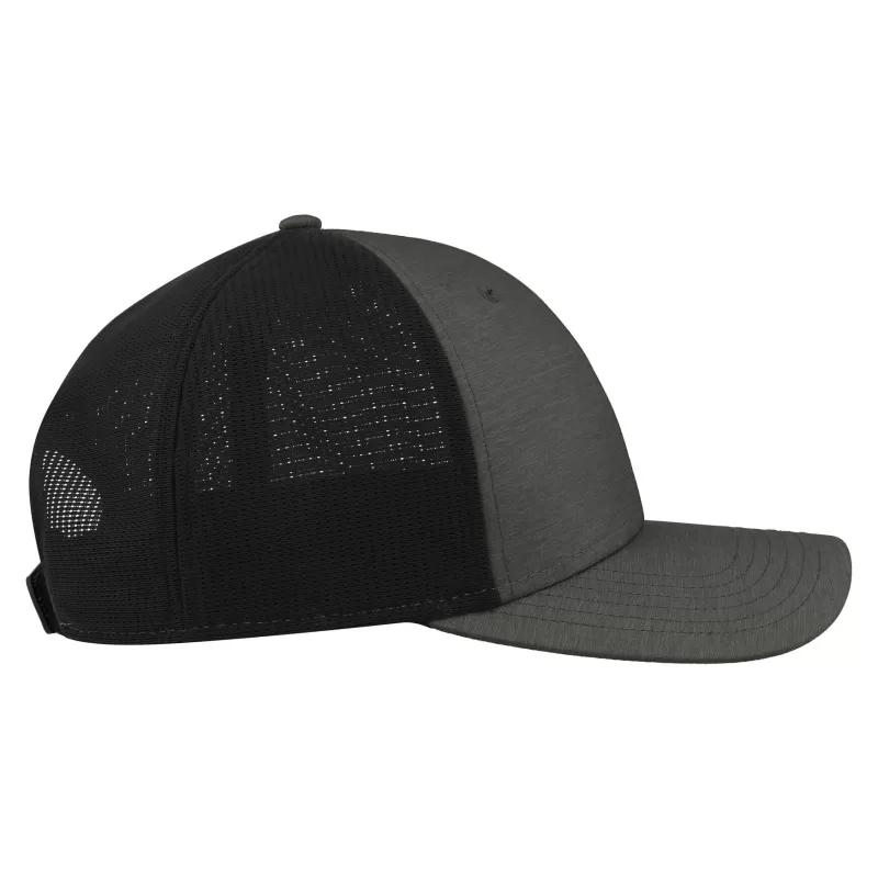 Casquette de sport filet 6 panneaux, visière préformée