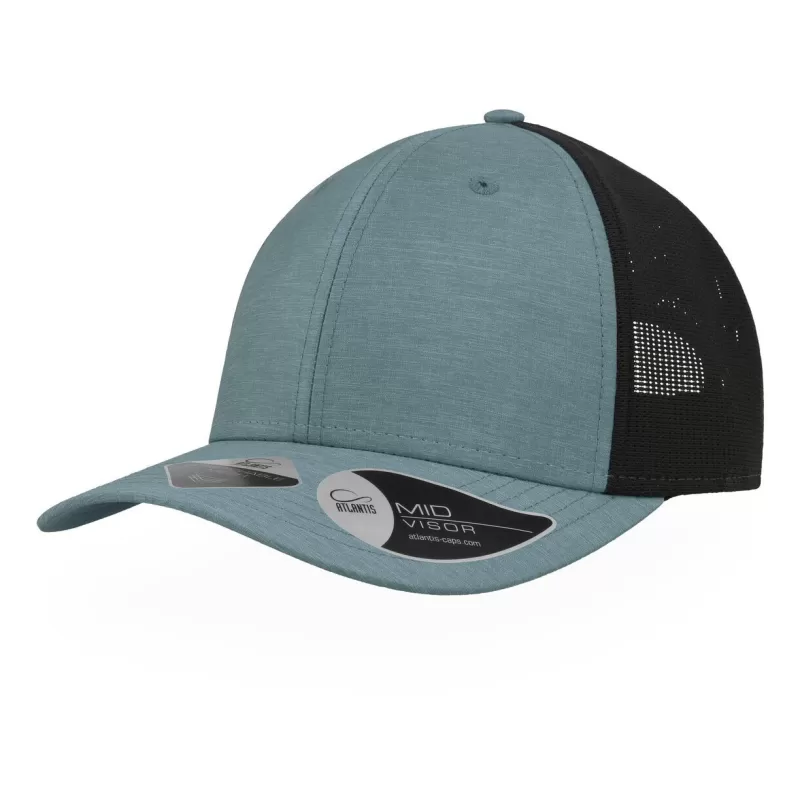 Casquette de sport filet 6 panneaux, visière préformée