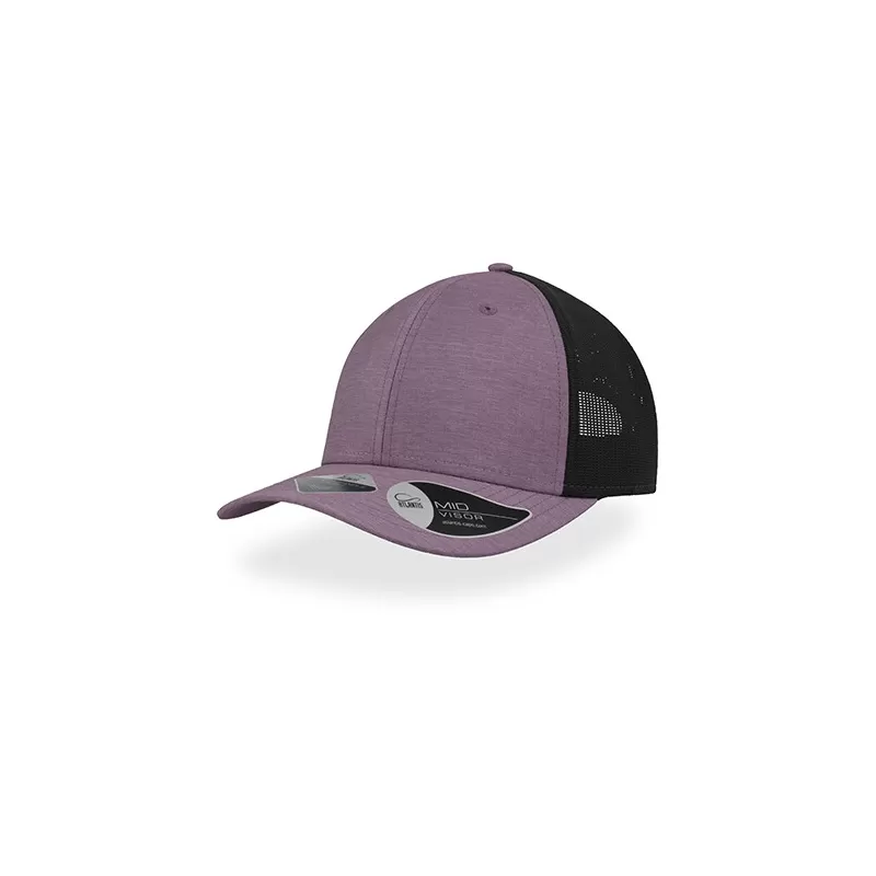 Casquette de sport filet 6 panneaux, visière préformée