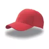 Casquette 6 panneaux en coton respirant avec fermeture velcro, 260 g/m²