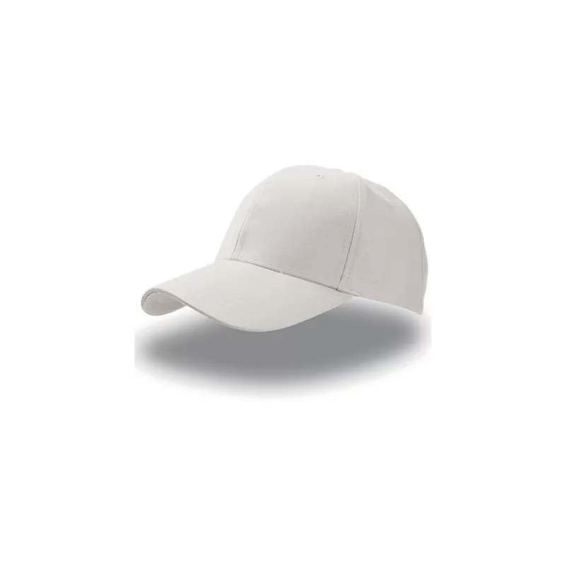Casquette 6 panneaux en coton respirant avec fermeture velcro, 260 g/m²