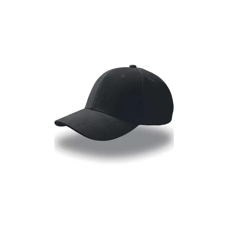 Casquette de sport 6 panneaux en coton épais, panneau structuré, 320 g/m²